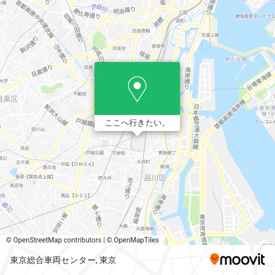 東京総合車両センター地図