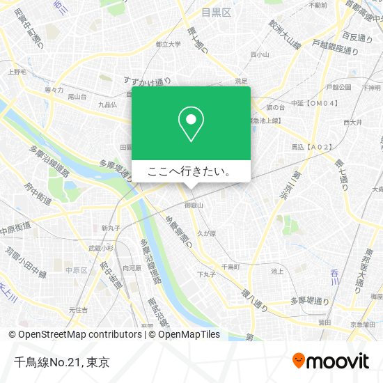 千鳥線No.21地図