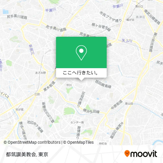 都筑讃美教会地図