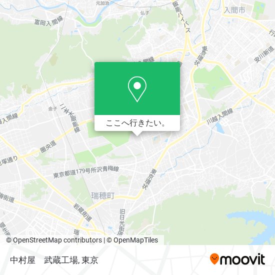中村屋　武蔵工場地図