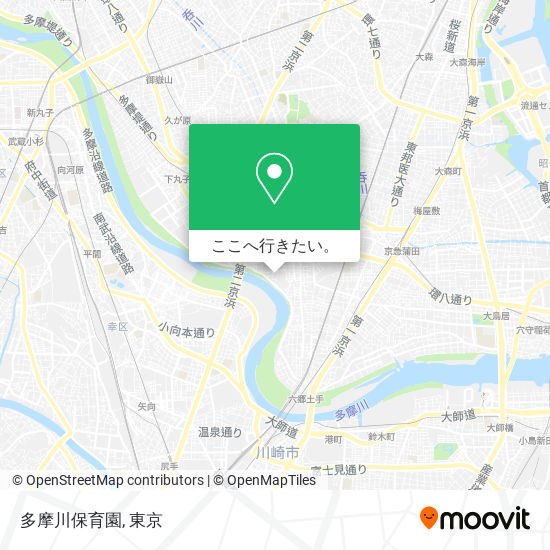 多摩川保育園地図