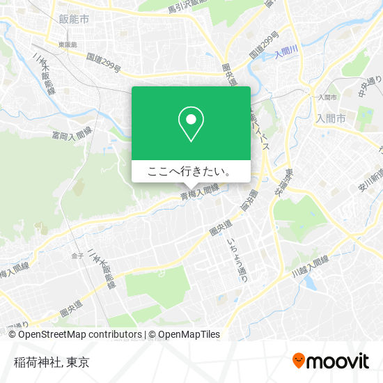 稲荷神社地図