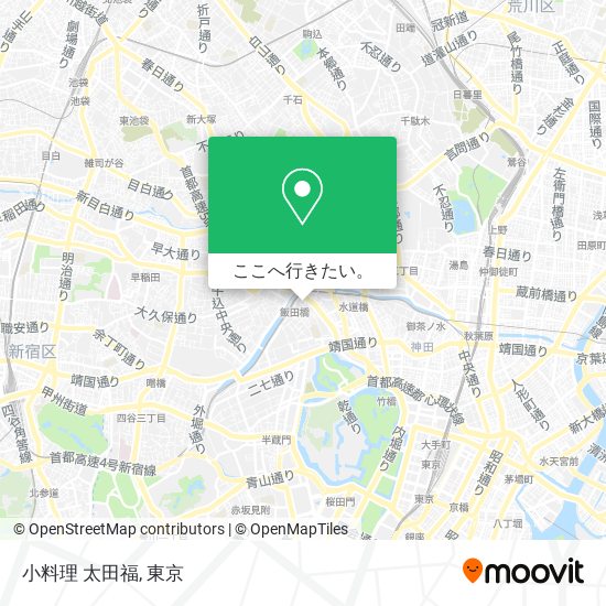 小料理 太田福地図