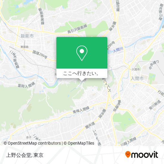 上野公会堂地図