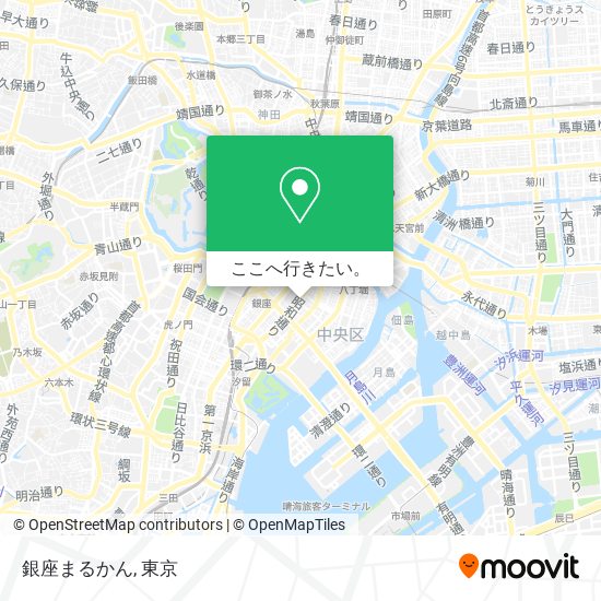 銀座まるかん地図