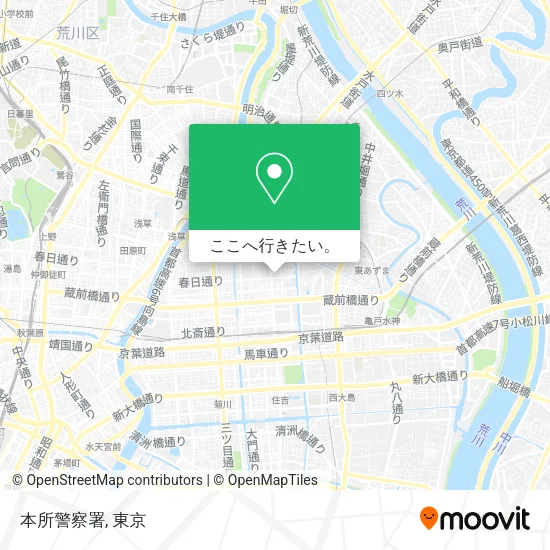 本所警察署地図