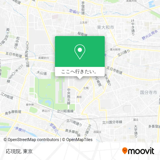 応現院地図