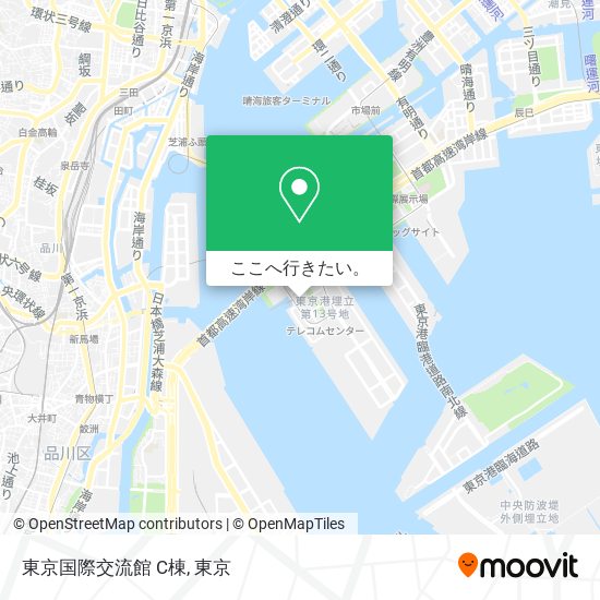 東京国際交流館 C棟地図