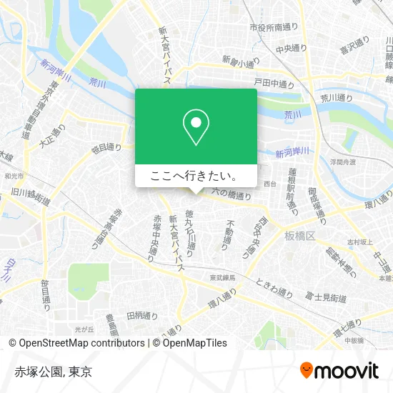 赤塚公園地図
