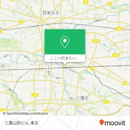 三鷹山田ビル地図