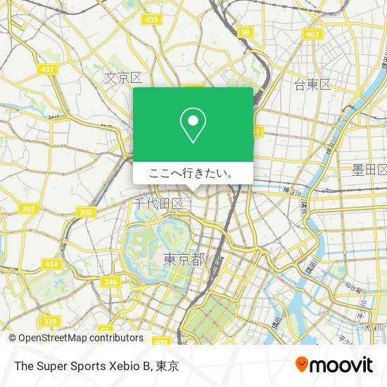 The Super Sports Xebio B地図