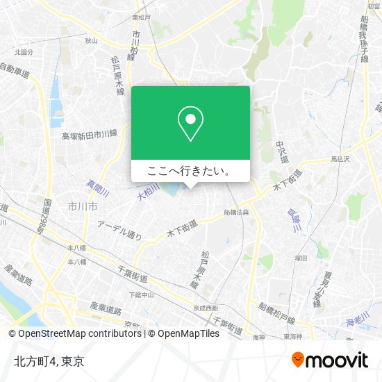 北方町4地図