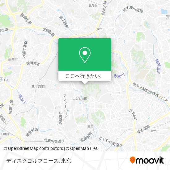 ディスクゴルフコース地図