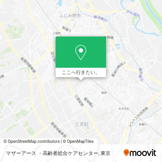 マザーアース ・高齢者総合ケアセンター地図