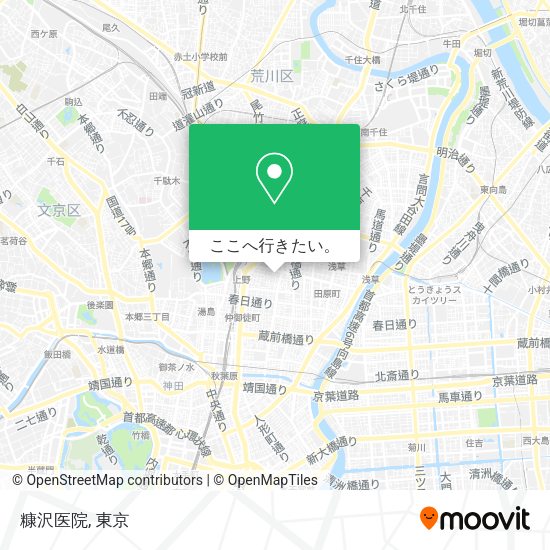 糠沢医院地図