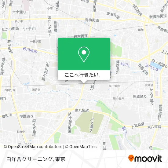 白洋舎クリーニング地図