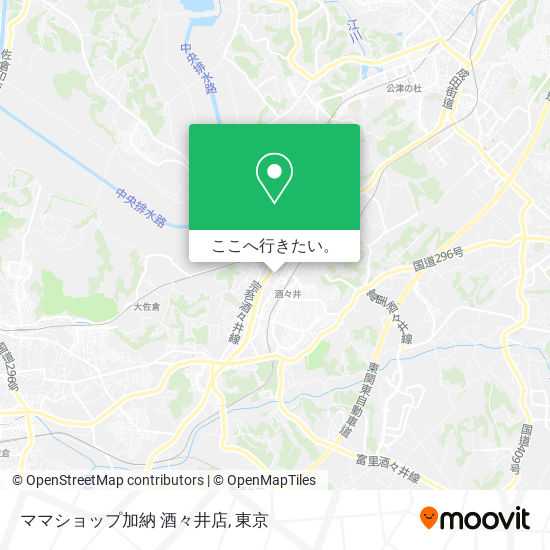 ママショップ加納 酒々井店地図