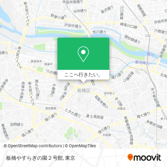 板橋やすらぎの園２号館地図