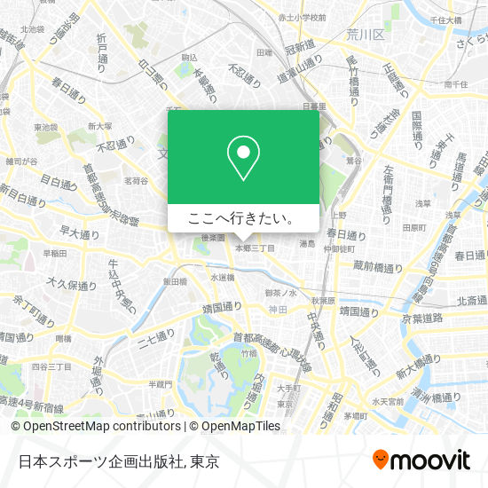 日本スポーツ企画出版社地図