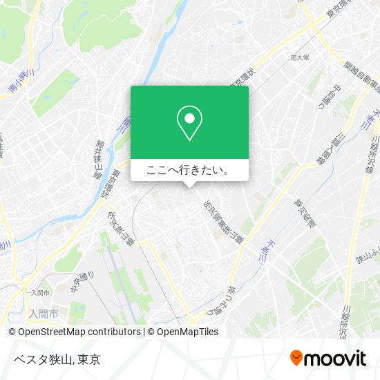 ベスタ狭山地図