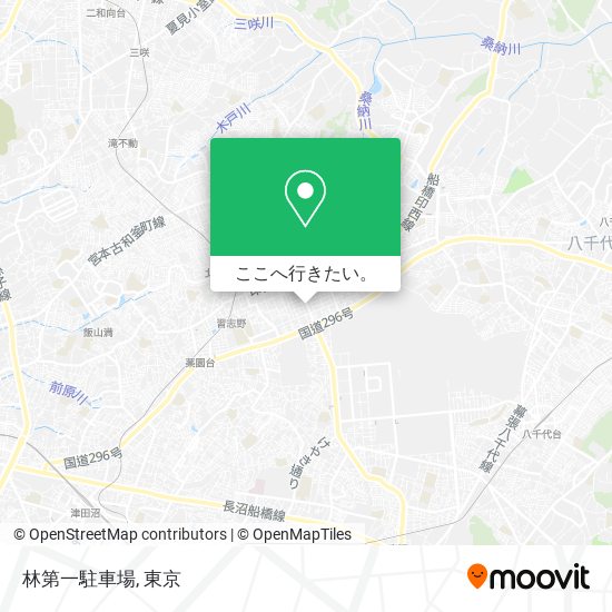 林第一駐車場地図