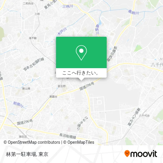林第一駐車場地図