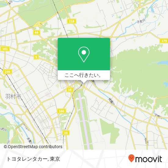 トヨタレンタカー地図