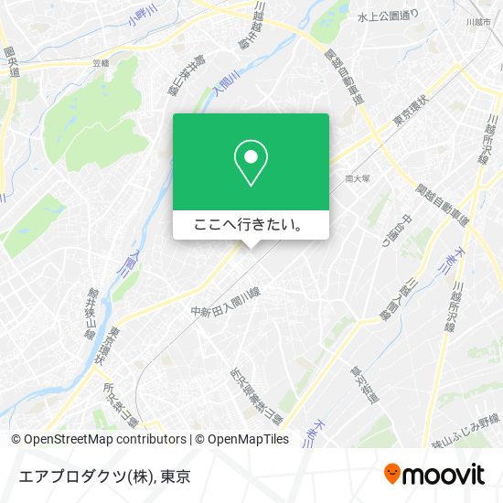 エアプロダクツ(株)地図
