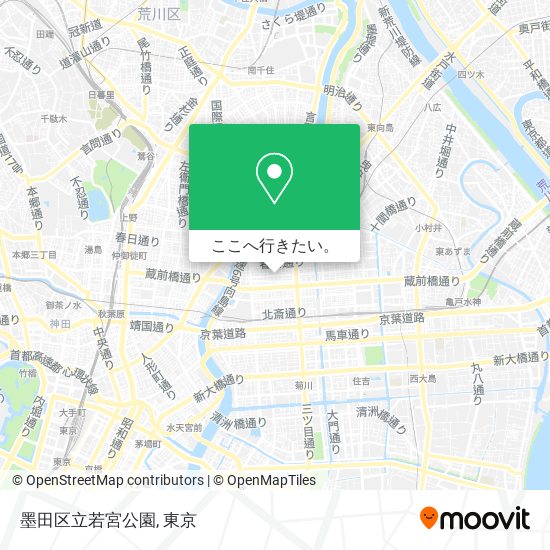 墨田区立若宮公園地図