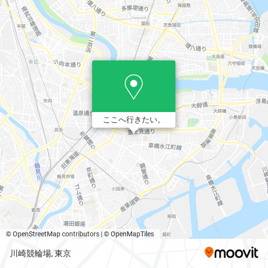 川崎競輪場地図