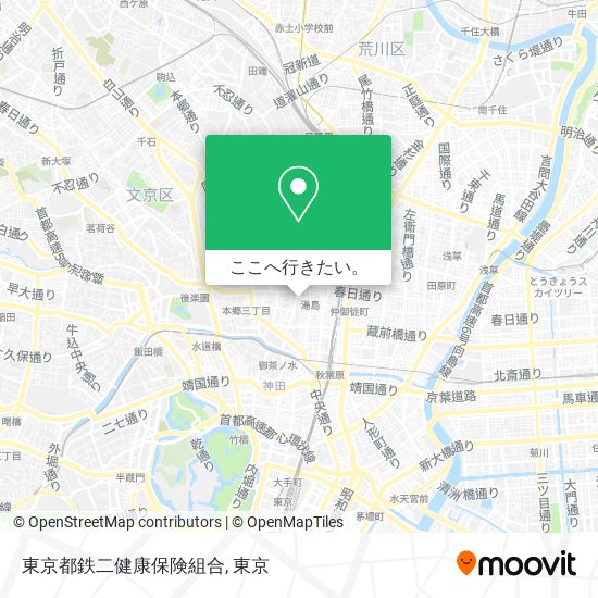 東京都鉄二健康保険組合地図