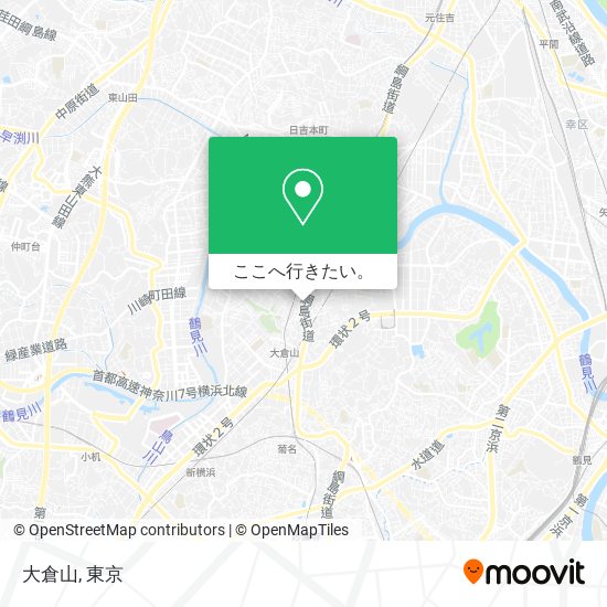 大倉山地図