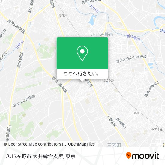 ふじみ野市 大井総合支所地図