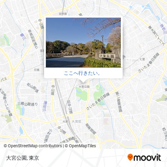 大宮公園地図