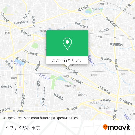 イワキメガネ地図