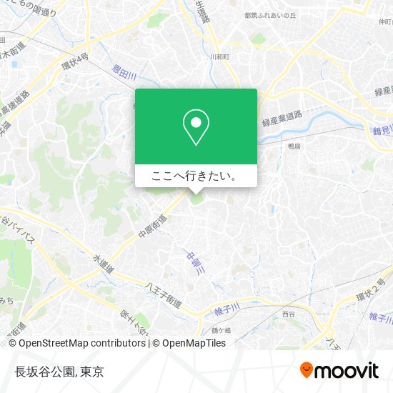 長坂谷公園地図