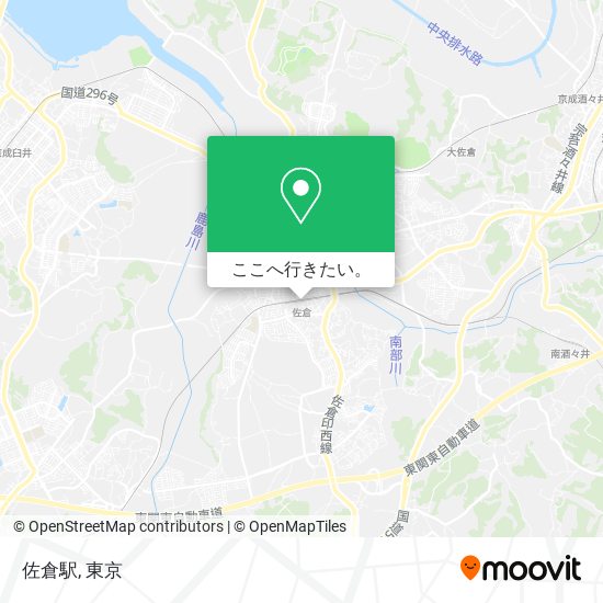 佐倉駅地図