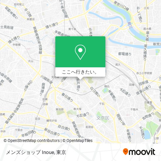 メンズショップ Inoue地図