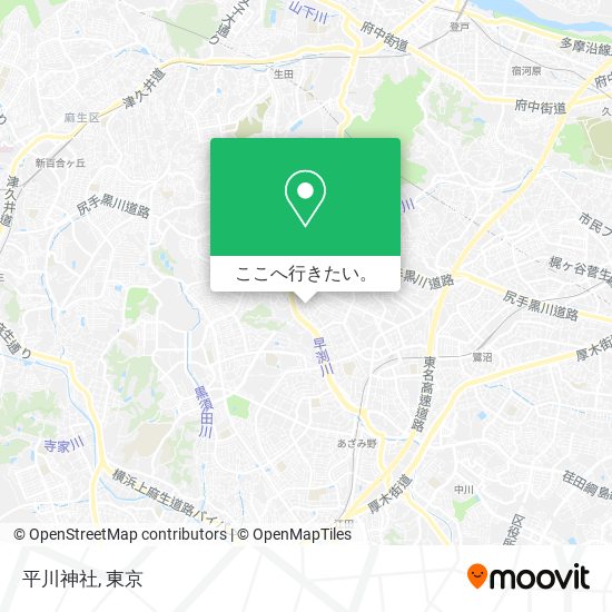 平川神社地図