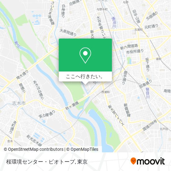 桜環境センター・ビオトープ地図