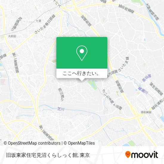 旧坂東家住宅見沼くらしっく館地図