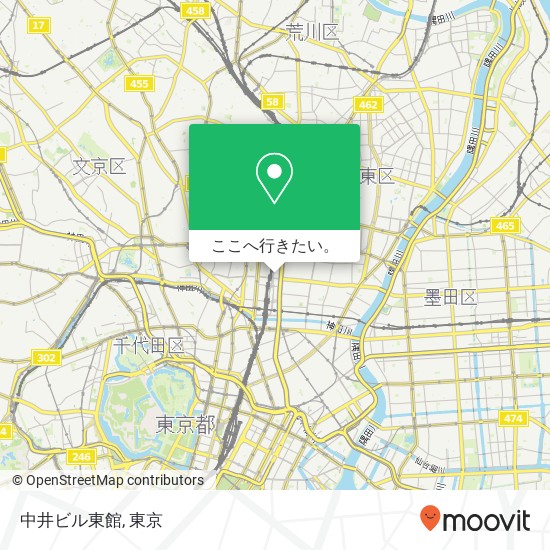 中井ビル東館地図