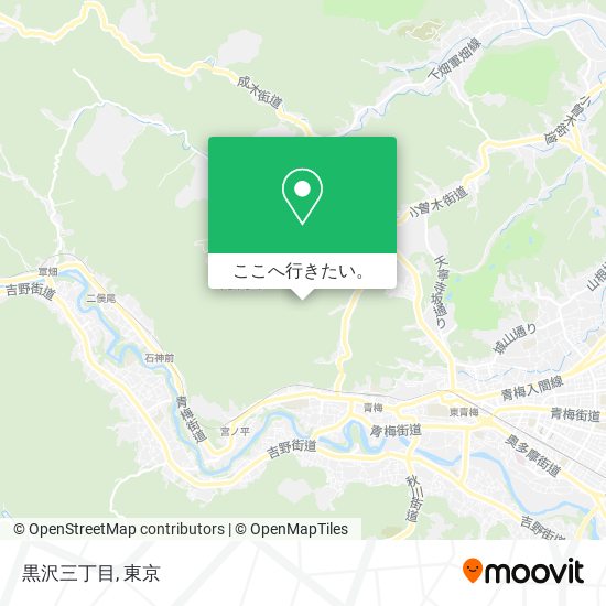 黒沢三丁目地図