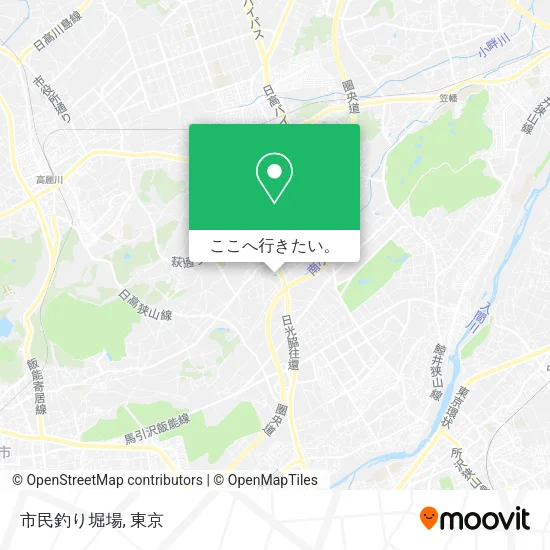 市民釣り堀場地図