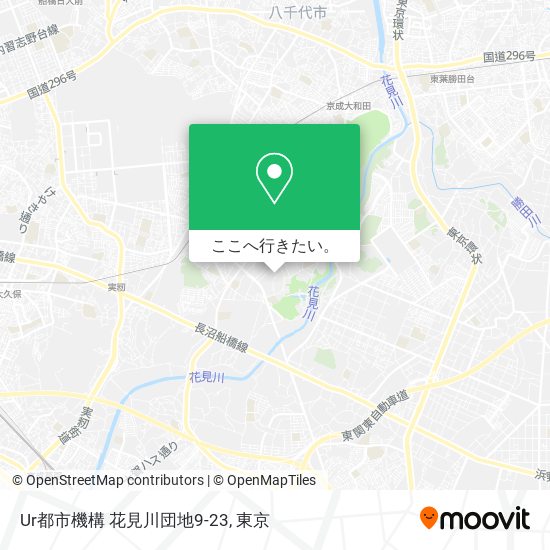 Ur都市機構 花見川団地9-23地図