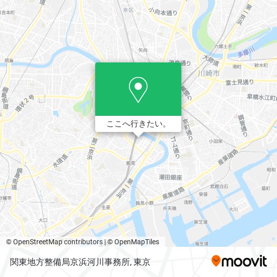 関東地方整備局京浜河川事務所地図