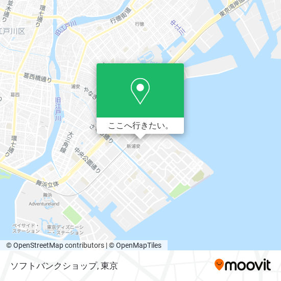 ソフトバンクショップ地図