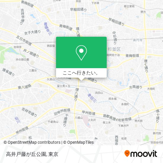 高井戸藤が丘公園地図