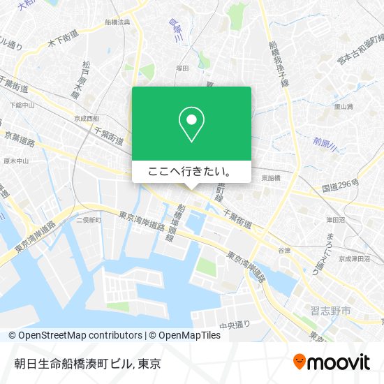 朝日生命船橋湊町ビル地図