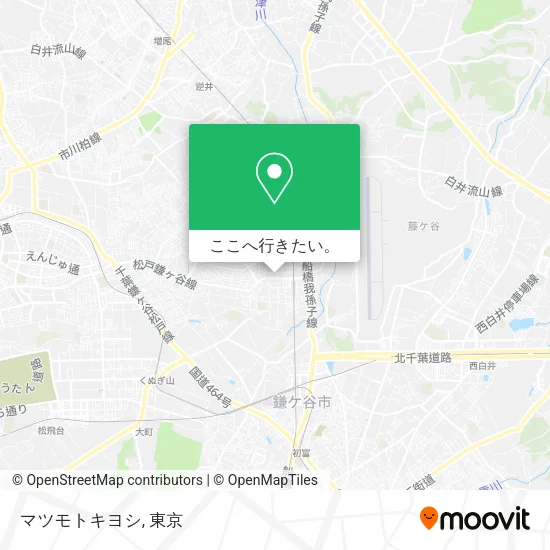 マツモトキヨシ地図